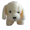 White dog plush toy - a cuddly companion for your loved one