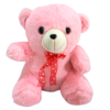 Pink teddy bear plush toy, perfect for kids and as a gift for birthdays or anniversaries