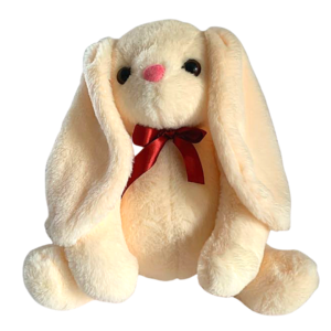 Soft and cuddly cream bunny stuffed toy, perfect for gifting to your wife or girlfriend